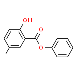 ChemSpider 2D Image | Phenyl 2-hydroxy-5-iodobenzoate | C13H9IO3