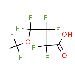 ChemSpider 2D Image | Perfluoro(4-methoxybutanoic) acid | C5HF9O3