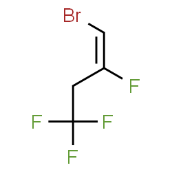 ChemSpider 2D Image | (1E)-1-Bromo-2,4,4,4-tetrafluoro-1-butene | C4H3BrF4