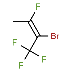 ChemSpider 2D Image | (2Z)-2-Bromo-1,1,1,3-tetrafluoro-2-butene | C4H3BrF4