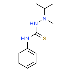 ChemSpider 2D Image | 2-Isopropyl-2-methyl-N-phenylhydrazinecarbothioamide | C11H17N3S