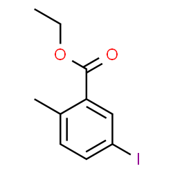 ChemSpider 2D Image | Ethyl 5-iodo-2-methylbenzoate | C10H11IO2