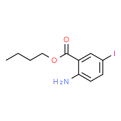ChemSpider 2D Image | Butyl 2-amino-5-iodobenzoate | C11H14INO2