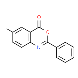 ChemSpider 2D Image | 6-Iodo-2-phenyl-4H-3,1-benzoxazin-4-one | C14H8INO2