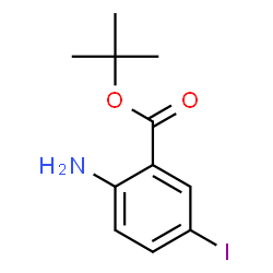 ChemSpider 2D Image | tert-butyl 2-amino-5-iodobenzoate | C11H14INO2
