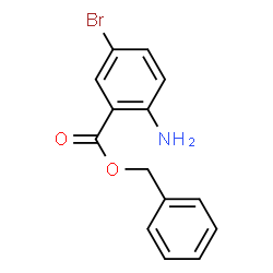 ChemSpider 2D Image | Benzyl 2-amino-5-bromobenzoate | C14H12BrNO2