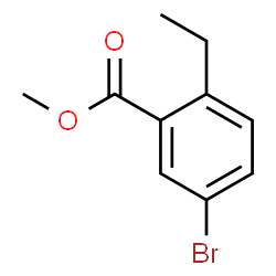 ChemSpider 2D Image | Methyl 5-bromo-2-ethylbenzoate | C10H11BrO2