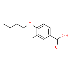 ChemSpider 2D Image | 4-Butoxy-3-iodobenzoic acid | C11H13IO3