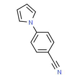 ChemSpider 2D Image | 4-(1H-Pyrrol-1-yl)benzonitrile | C11H8N2