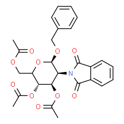 ChemSpider 2D Image | Benzyl (5xi)-3,4,6-tri-O-acetyl-2-deoxy-2-(1,3-dioxo-1,3-dihydro-2H-isoindol-2-yl)-beta-D-lyxo-hexopyranoside | C27H27NO10