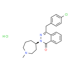ChemSpider 2D Image | (R)-Azelastine HCl | C22H25Cl2N3O