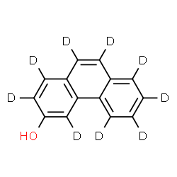 ChemSpider 2D Image | 3-(~2~H_9_)Phenanthrenol | C14HD9O
