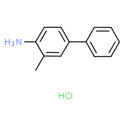 ChemSpider 2D Image | 3-Methyl-4-biphenylamine hydrochloride (1:1) | C13H14ClN