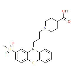 ChemSpider 2D Image | METOPIMAZINE ACID | C22H26N2O4S2