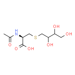 ChemSpider 2D Image | N-Acetyl-S-(2,3,4-trihydroxybutyl)-L-cysteine | C9H17NO6S