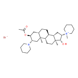 ChemSpider 2D Image | 17-DEACETYL VECURONIUM BROMIDE | C32H55BrN2O3