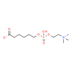 ChemSpider 2D Image | 6-Hydroxy-2,2-dimethyl-5,7-dioxa-2-azonia-6-phosphatridecan-13-oate 6-oxide | C11H24NO6P