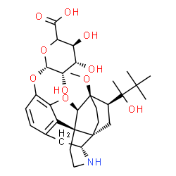 ChemSpider 2D Image | Norbuprenorphine-3-glucuronide | C31H43NO10