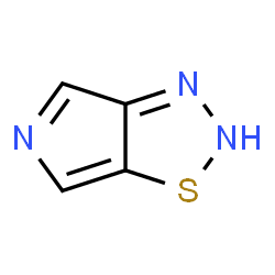 ChemSpider 2D Image | 2H-Pyrrolo[3,4-d][1,2,3]thiadiazole | C4H3N3S
