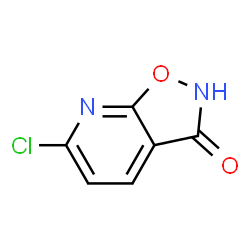 ChemSpider 2D Image | 6-Chloro[1,2]oxazolo[5,4-b]pyridin-3(2H)-one | C6H3ClN2O2
