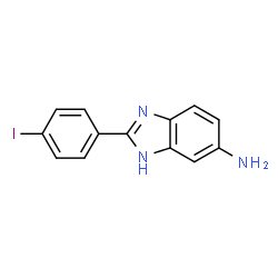 ChemSpider 2D Image | 2-(4-Iodophenyl)-1H-benzimidazol-5-amine | C13H10IN3