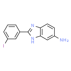 ChemSpider 2D Image | 2-(3-Iodophenyl)-1H-benzimidazol-5-amine | C13H10IN3