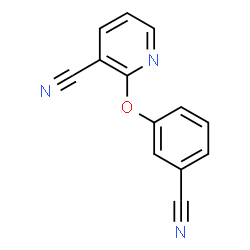 ChemSpider 2D Image | 2-(3-Cyanophenoxy)nicotinonitrile | C13H7N3O