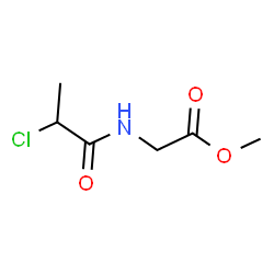 ChemSpider 2D Image | methyl 2-(2-chloropropanamido)acetate | C6H10ClNO3