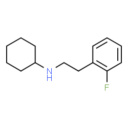 ChemSpider 2D Image | N-[2-(2-Fluorophenyl)ethyl]cyclohexanamine | C14H20FN