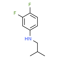 ChemSpider 2D Image | 3,4-Difluoro-N-isobutylaniline | C10H13F2N