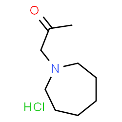 ChemSpider 2D Image | 1-(1-Azepanyl)acetone hydrochloride (1:1) | C9H18ClNO