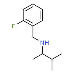 ChemSpider 2D Image | N-(2-Fluorobenzyl)-3-methyl-2-butanamine | C12H18FN