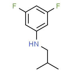 ChemSpider 2D Image | 3,5-Difluoro-N-isobutylaniline | C10H13F2N