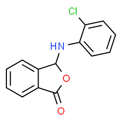ChemSpider 2D Image | 3-(2-Chloro-phenylamino)-3H-isobenzofuran-1-one | C14H10ClNO2