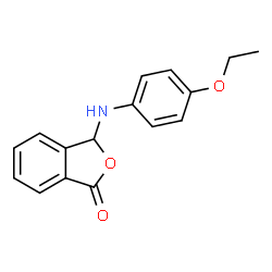 ChemSpider 2D Image | 3-(4-Ethoxy-phenylamino)-3H-isobenzofuran-1-one | C16H15NO3