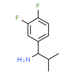 ChemSpider 2D Image | 1-(3,4-Difluorophenyl)-2-methyl-1-propanamine | C10H13F2N