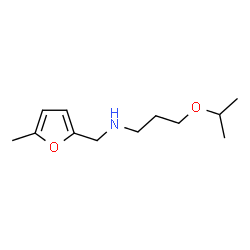 ChemSpider 2D Image | (3-ISOPROPOXYPROPYL)[(5-METHYLFURAN-2-YL)METHYL]AMINE | C12H21NO2