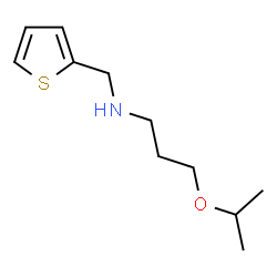 ChemSpider 2D Image | (3-ISOPROPOXYPROPYL)(THIOPHEN-2-YLMETHYL)AMINE | C11H19NOS