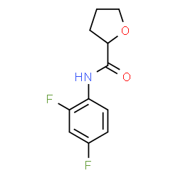 ChemSpider 2D Image | N-(2,4-Difluorophenyl)tetrahydro-2-furancarboxamide | C11H11F2NO2