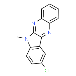 ChemSpider 2D Image | 9-chloro-6-methylindolo[3,2-b]quinoxaline | C15H10ClN3