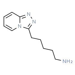ChemSpider 2D Image | 5-([1,2,4]Triazolo[4,3-a]pyridin-3-yl)-1-pentanamine | C11H16N4