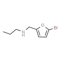ChemSpider 2D Image | N-[(5-Bromo-2-furyl)methyl]-1-propanamine | C8H12BrNO