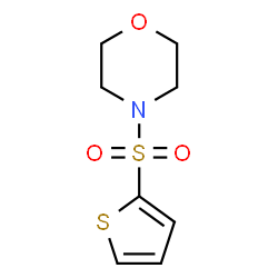 ChemSpider 2D Image | 4-(2-Thienylsulfonyl)morpholine | C8H11NO3S2