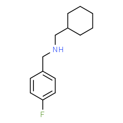 ChemSpider 2D Image | Cyclohexylmethyl-(4-fluoro-benzyl)-amine | C14H20FN
