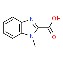 ChemSpider 2D Image | 1-Methyl-1H-benzimidazole-2-carboxylic acid | C9H8N2O2
