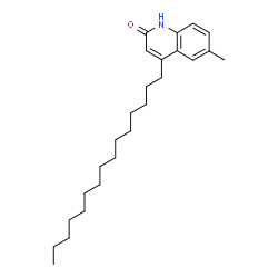 ChemSpider 2D Image | 6-Methyl-4-pentadecyl-2(1H)-quinolinone | C25H39NO