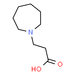 ChemSpider 2D Image | 3-azepan-1-ylpropanoic acid | C9H17NO2