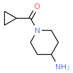 ChemSpider 2D Image | 1-Cyclopropanecarbonylpiperidin-4-amine | C9H16N2O