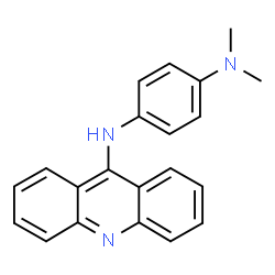 ChemSpider 2D Image | N'-(9-Acridinyl)-N,N-dimethyl-1,4-benzenediamine | C21H19N3