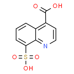 ChemSpider 2D Image | 8-Sulfo-4-quinolinecarboxylic acid | C10H7NO5S
